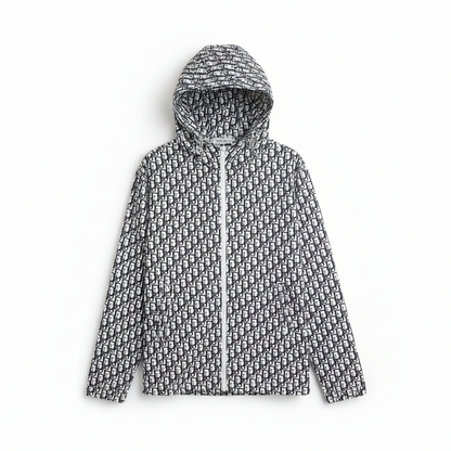 Dior Monogram Windbreaker Jacket "White-Black"
