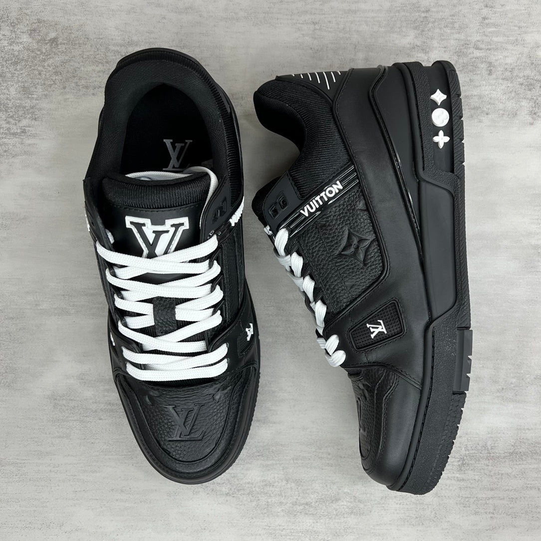 Louis Vuitton Trainers "Black Embossed Monogram"