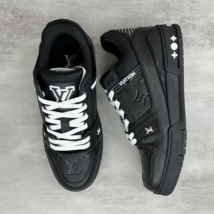 Louis Vuitton Trainers "Black Embossed Monogram"