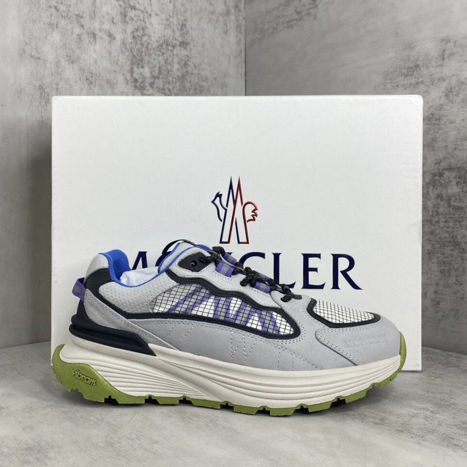 Moncler Lite Runners "Grey-Purple-Green"