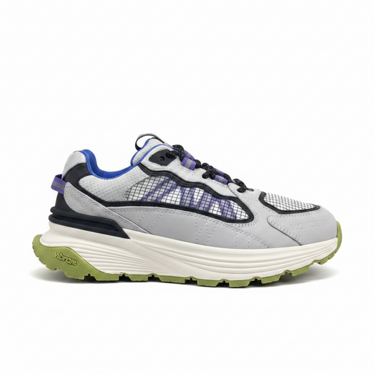 Moncler Lite Runners "Grey-Purple-Green"
