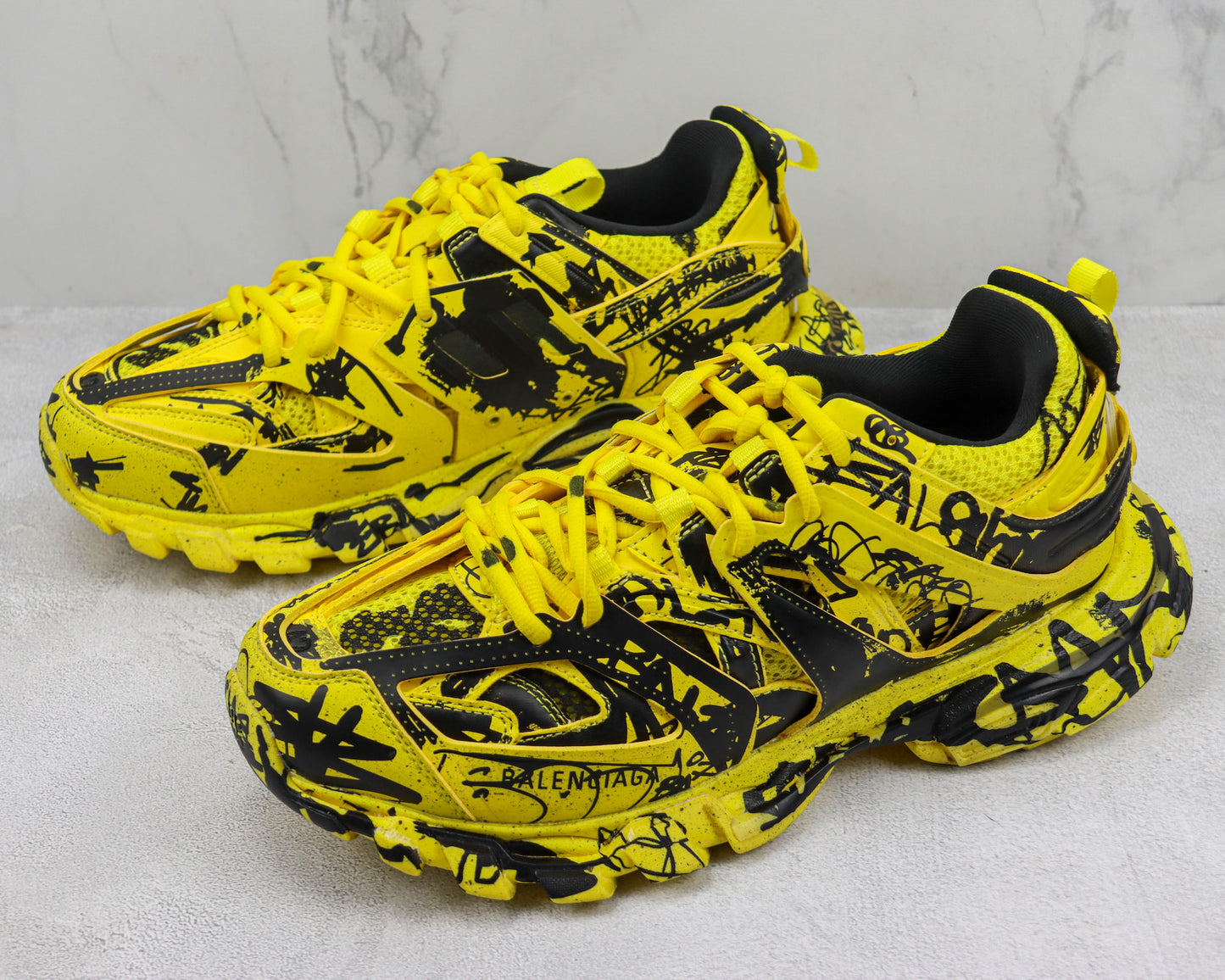 Balenciaga Track "Yellow-Black Graffiti"