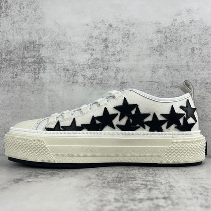Amiri Court Low "White-Black Stars"