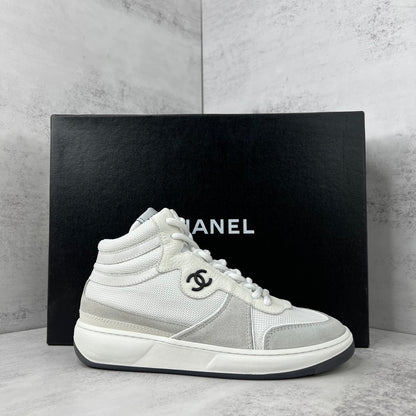 Chanel 22P High-Top "White-Grey"