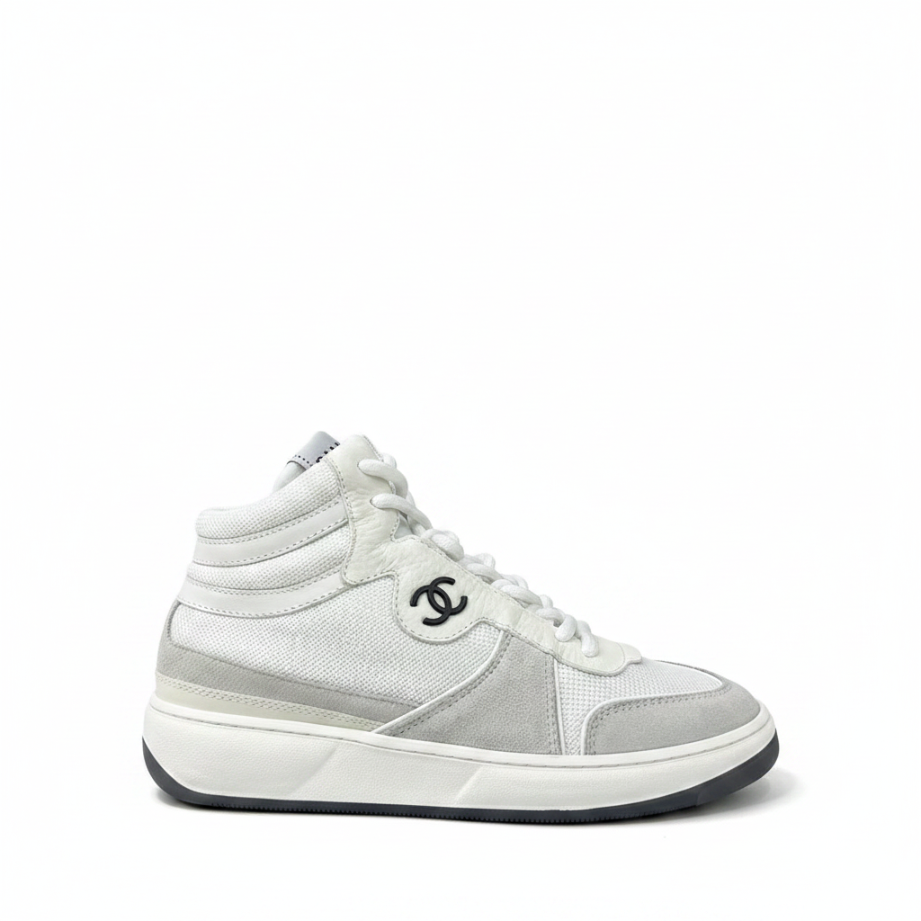 Chanel 22P High-Top "White-Grey"