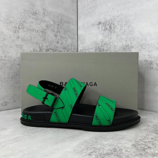 Balenciaga Sandals "Black-Green"