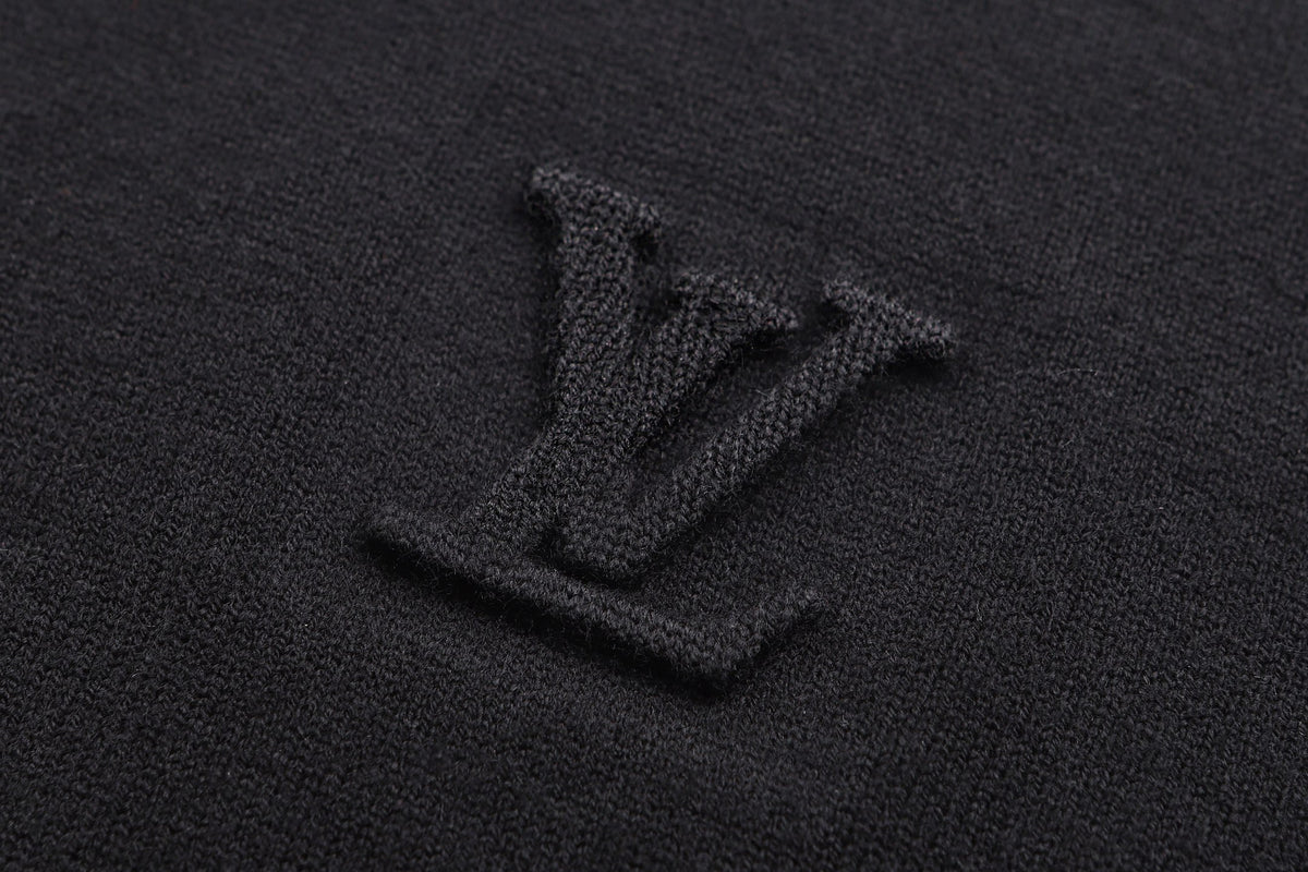 Louis Vuitton LVSE Inside-Out Zipped Through Cashmere Cardigan "Black"