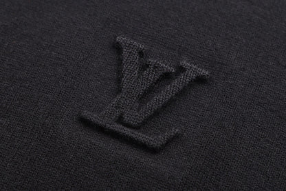 Louis Vuitton LVSE Inside-Out Zipped Through Cashmere Cardigan "Black"