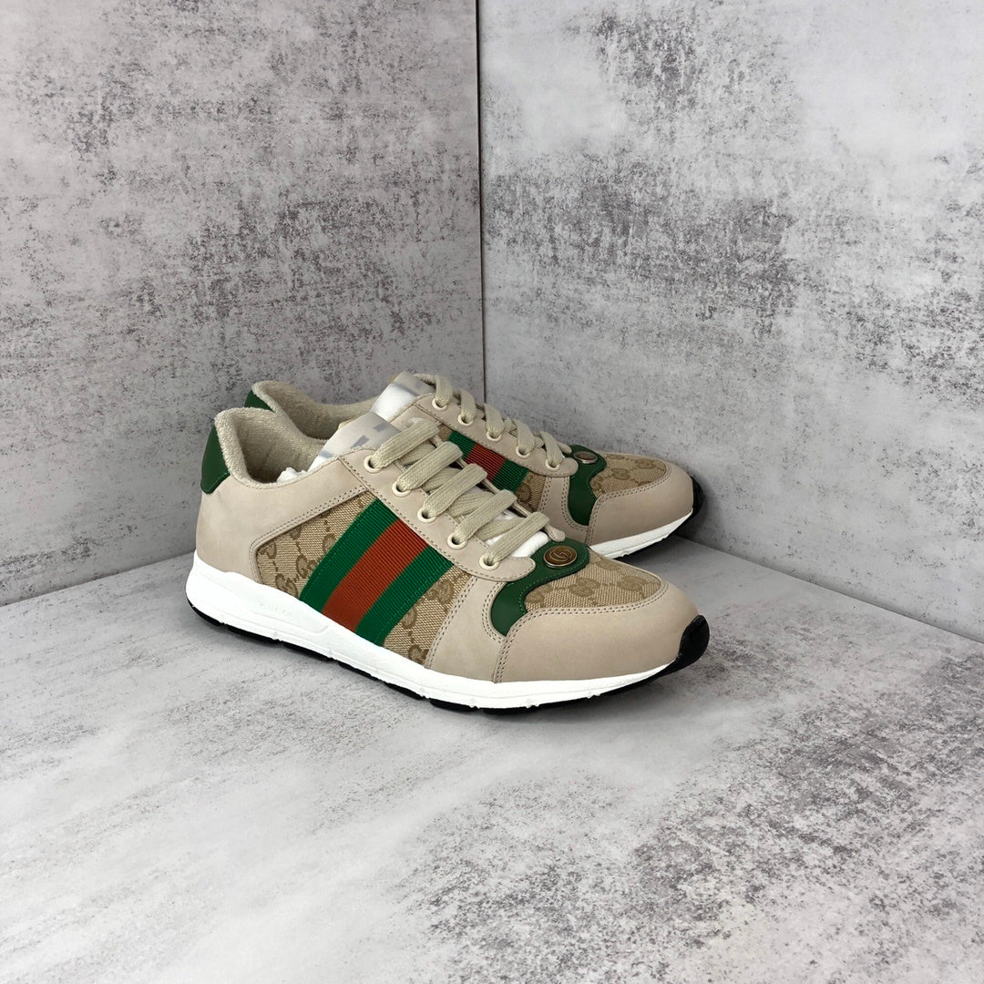 Gucci Screener "Beige-Green-Red"