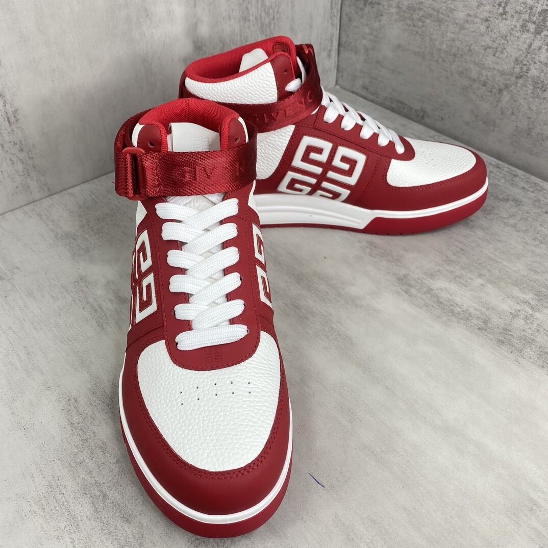 Givenchy High-Top G4 "White-Red"
