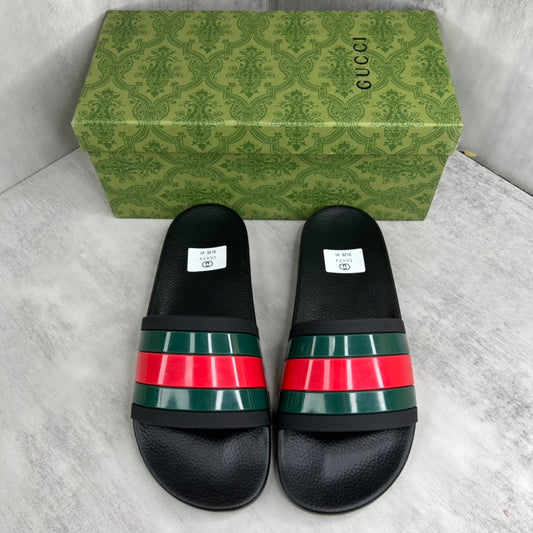 Gucci Slides "Black-Green-Red"