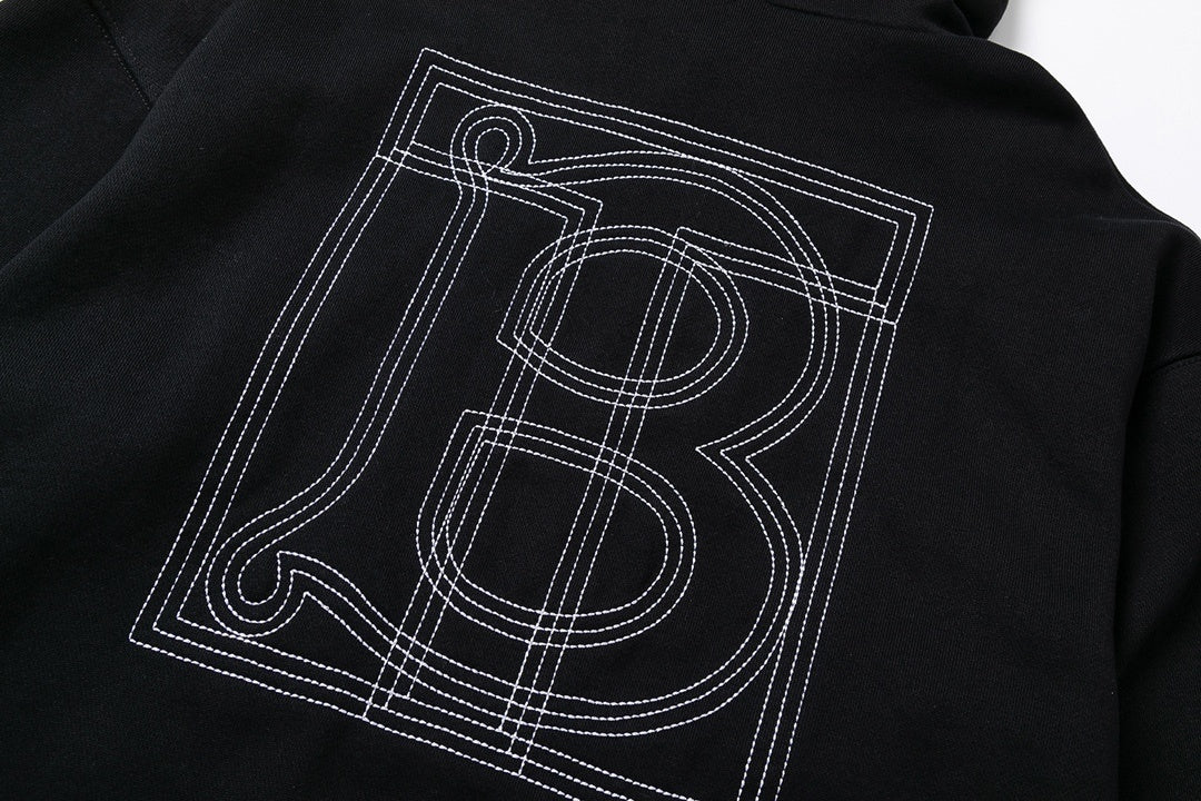 Burberry Monogram Motif Hoodie "Black"