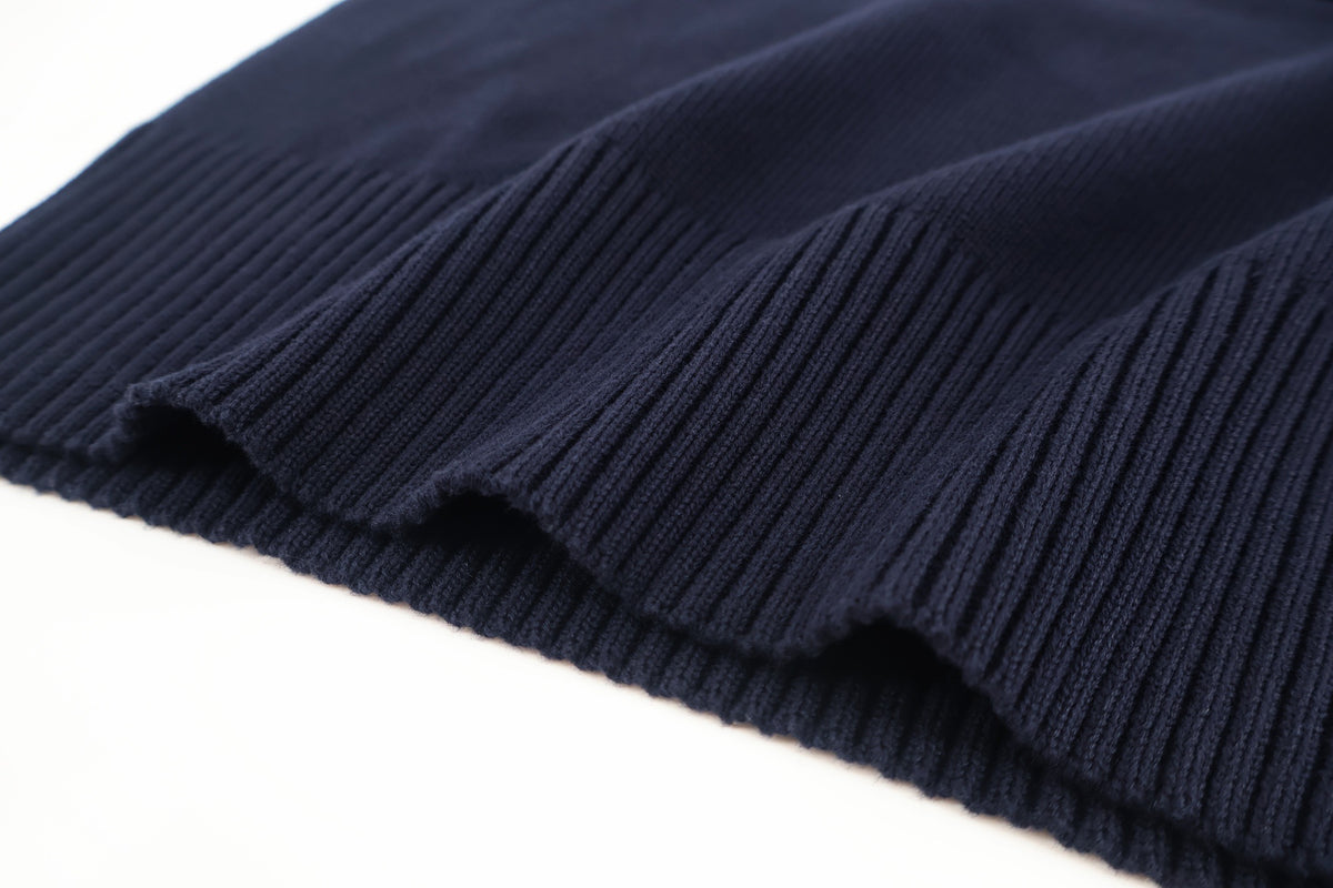 Louis Vuitton Signature Crest Pullover "Navy Blue"
