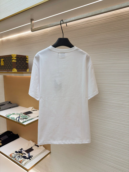 Dior T-Shirt with Pocket "White Cotton Jersey"