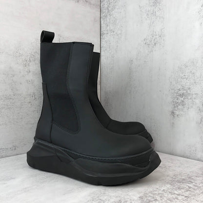 Rick Owens Abstract Beetle Boots "Black"