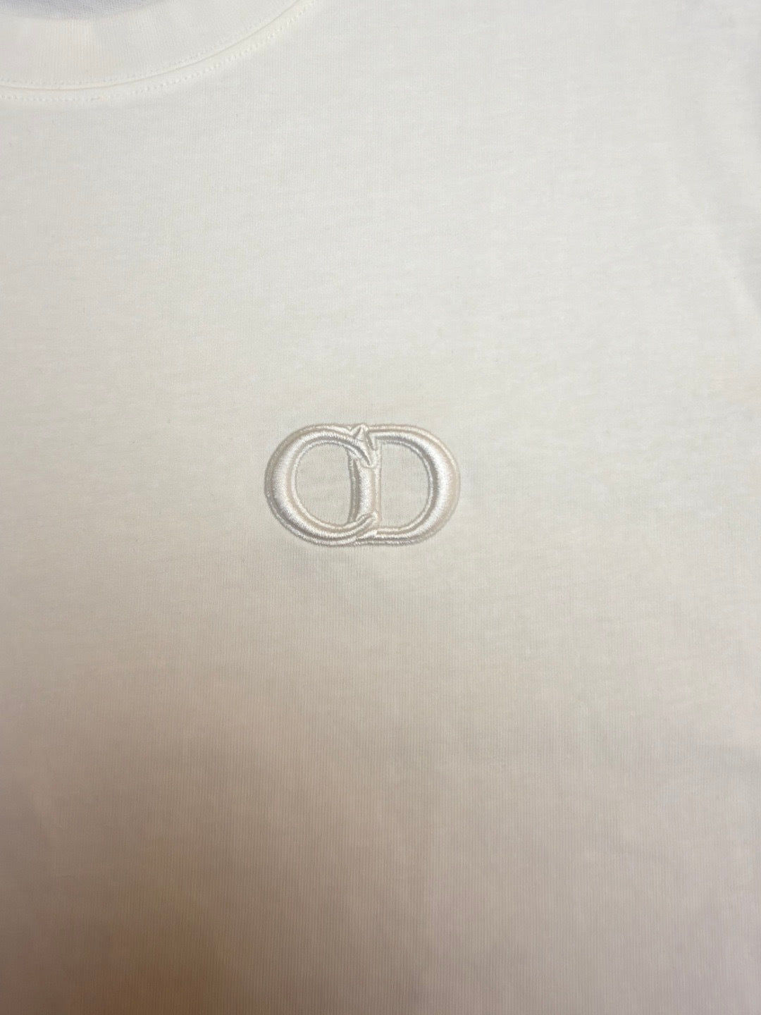 Dior CD Icon T-Shirt "White Cotton Jersey"