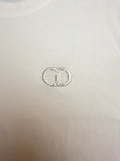 Dior CD Icon T-Shirt "White Cotton Jersey"