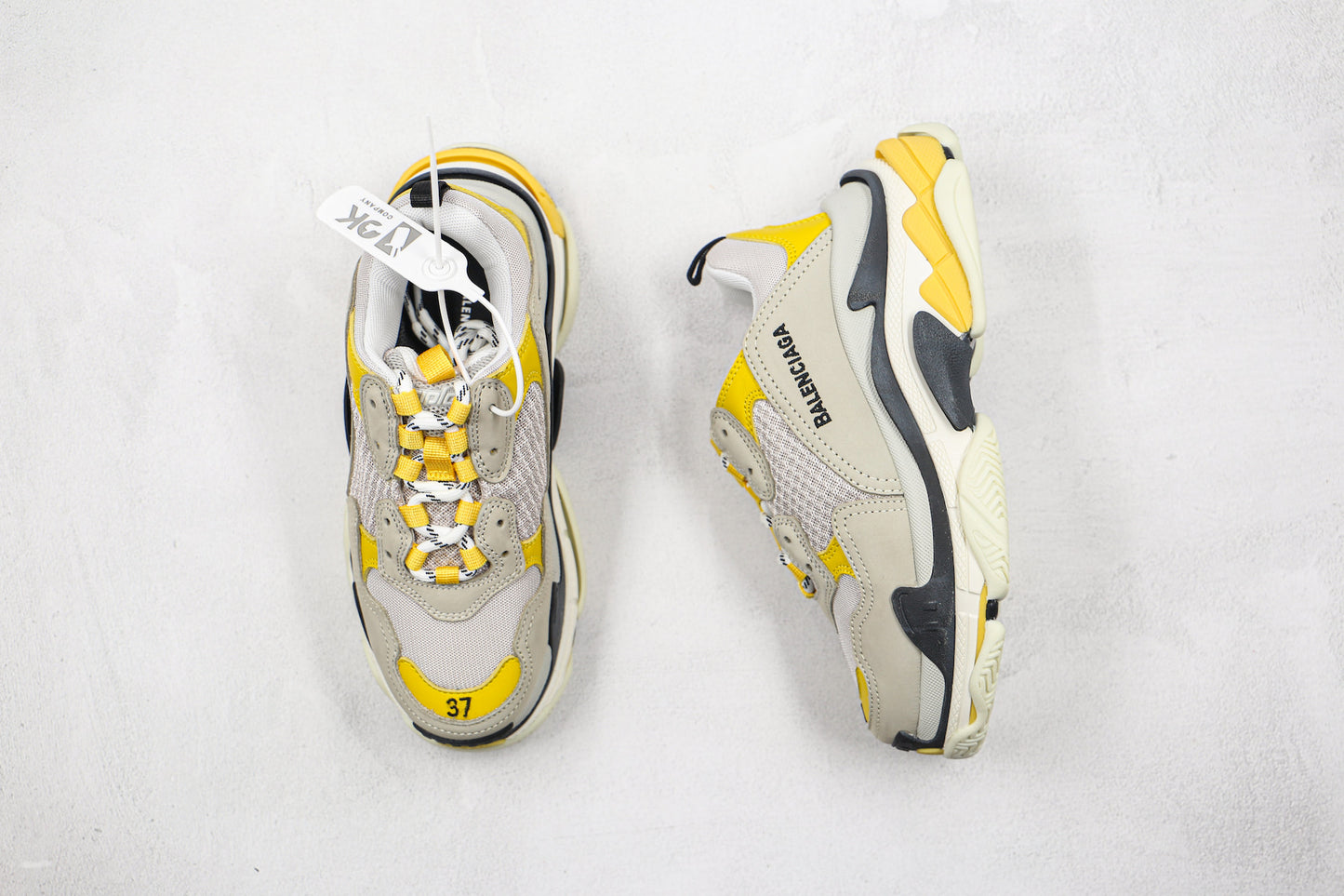 Balenciaga Triple S "Grey-Yellow"