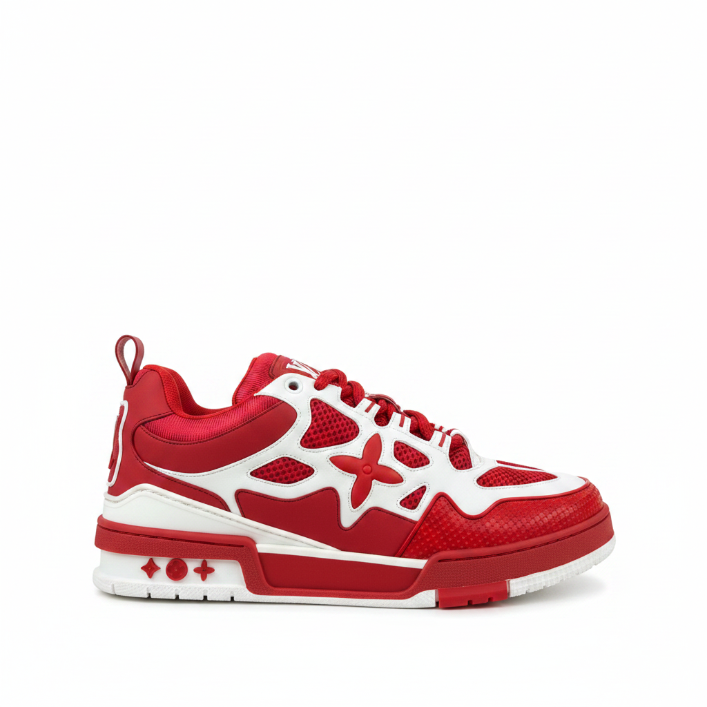 Louis Vuitton Skate "White-Red"