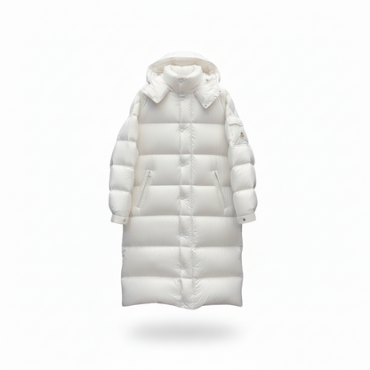 Moncler Hanoverian Long Down Jacket "White"