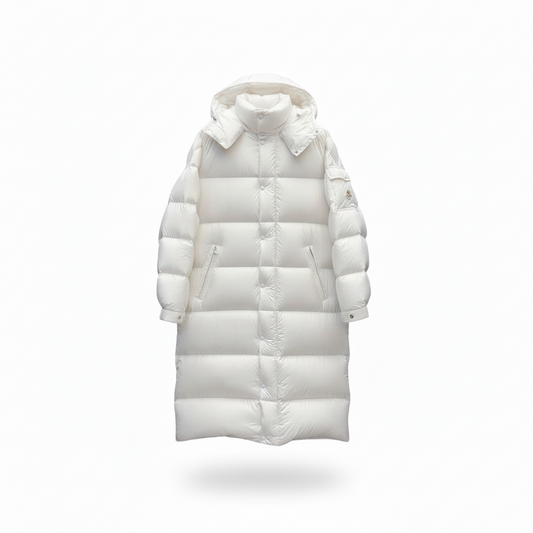 Moncler Hanoverian Long Down Jacket "White"