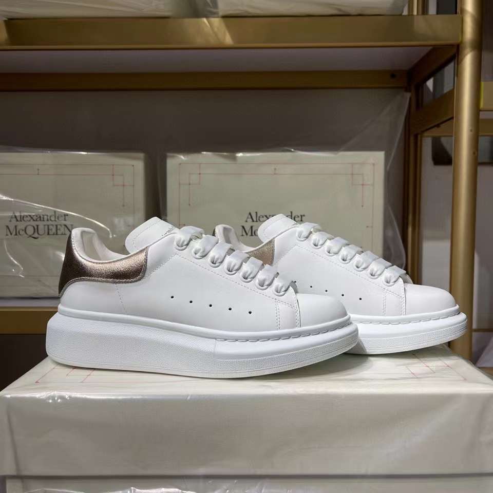 Alexander McQueen Oversized "White-Rose Gold"