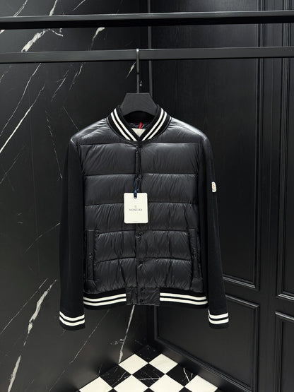 Moncler Paneled Down Jacket "Black"