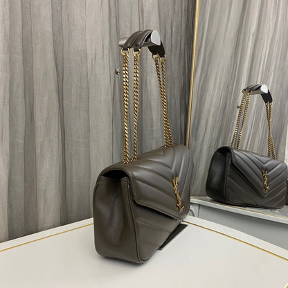 Saint Laurent Loulou Small Bag in Matelasse Lambskin