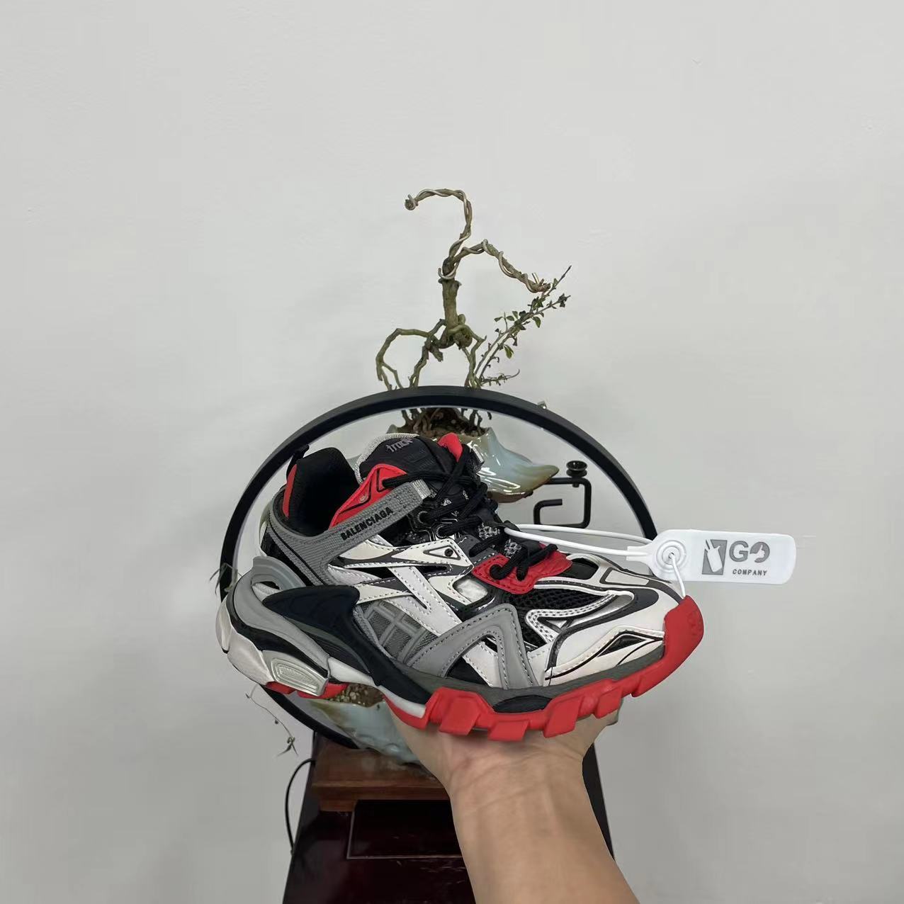 Balenciaga Track 2.0 "Black-Grey-Red"