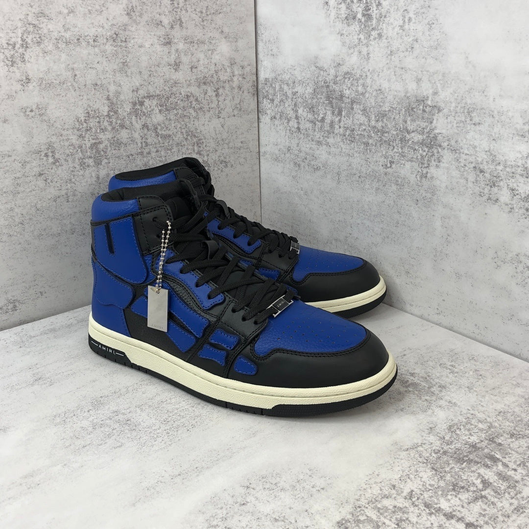 Amiri Skel Top High "Black-Blue"