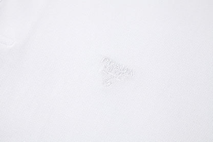 Prada Pique Polo T-Shirt "White"