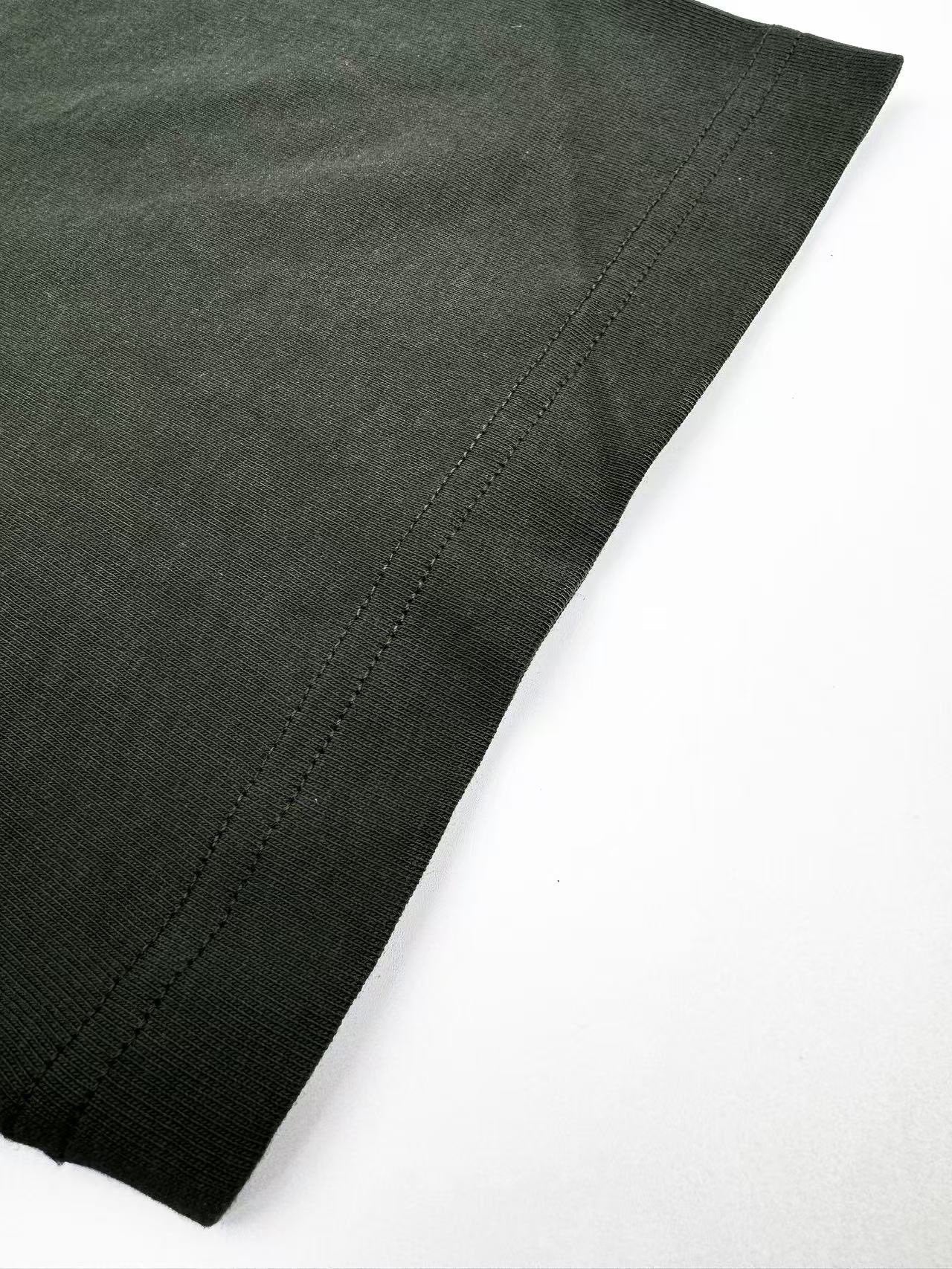 Gucci Logo Embroidered T-Shirt "Dark Green"