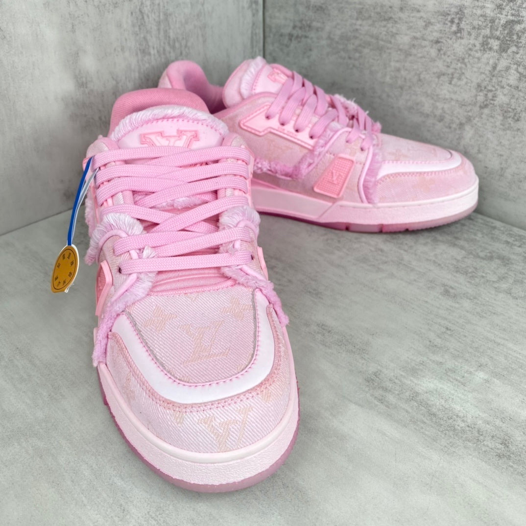 Louis Vuitton Trainers "Pink Denim"