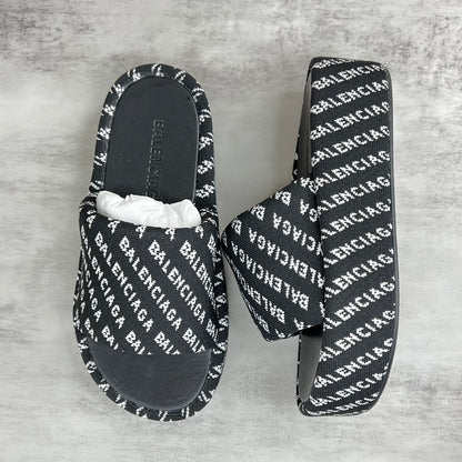 Balenciaga Slides "Black-White"