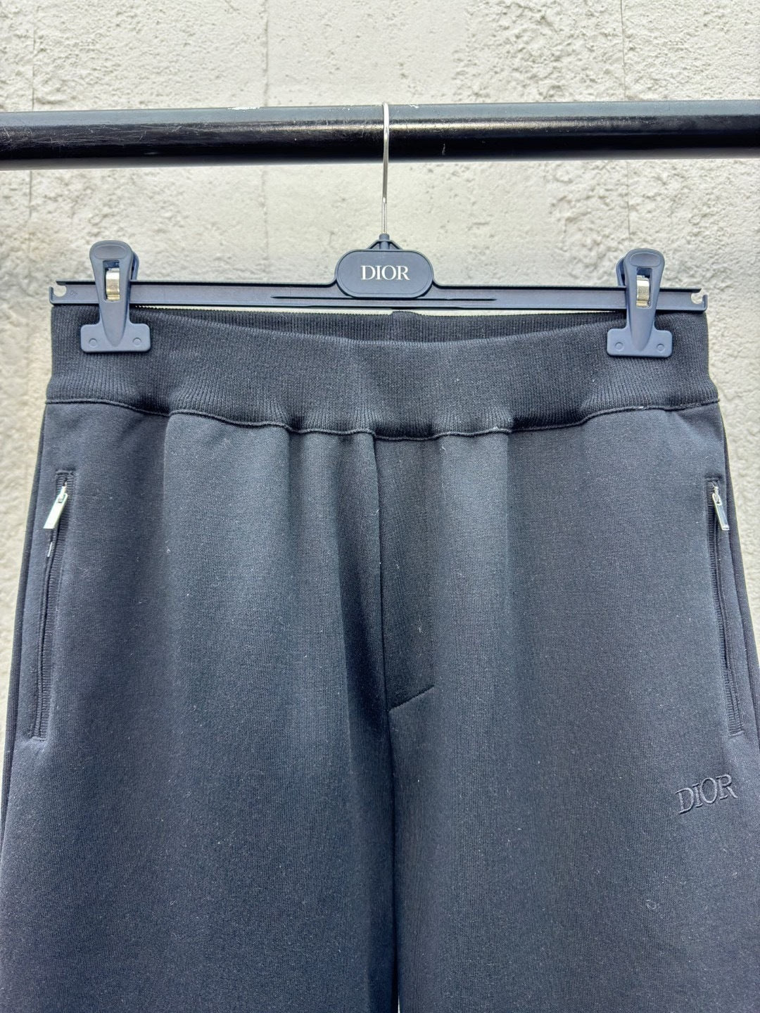 Dior Track Pants "Black Cahsmere and Cotton Knit"