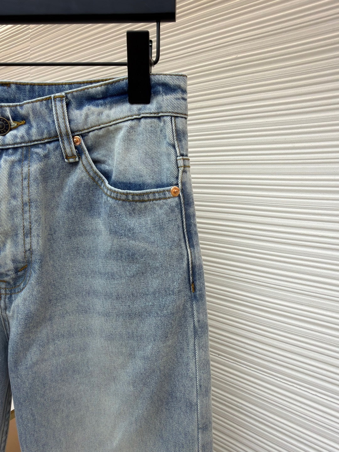 Gucci Washed Denim Pant with GG turn ups