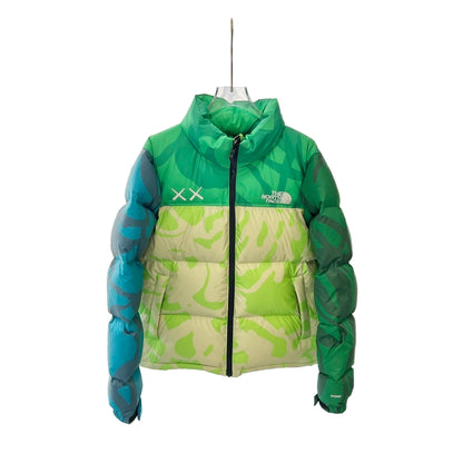 KAWS x The North Face Nuptse Down Jacket "Safety Green"