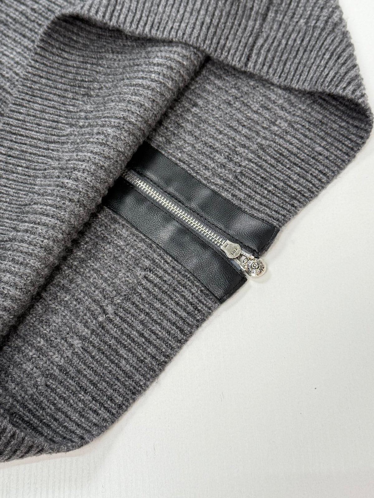 Chrome Hearts Large Cross Cashmere Knit "Grey"