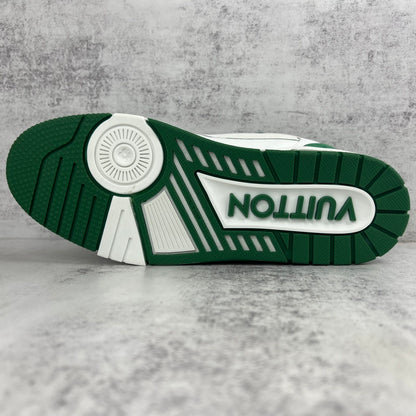 Louis Vuitton Trainers Velcro Strap "Green"