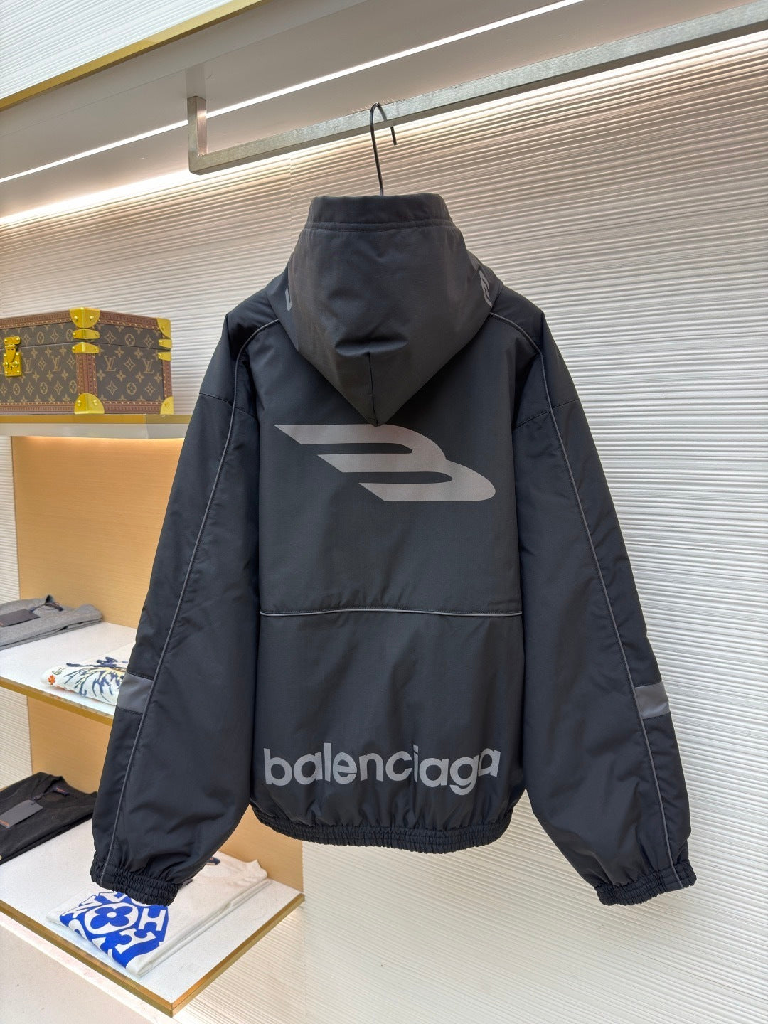 Balenciaga 3B Sports Icon Ski Tracksuit Parka "Black"
