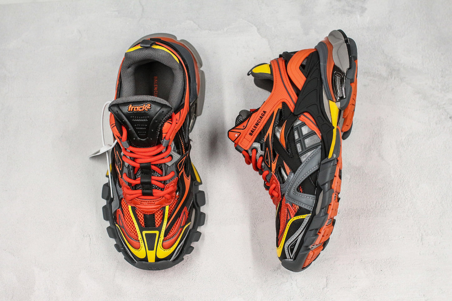 Balenciaga Track 2.0 "Black-Orange"