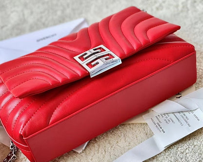 Givenchy Quilted Leather 4G Chain Shoulder Bag