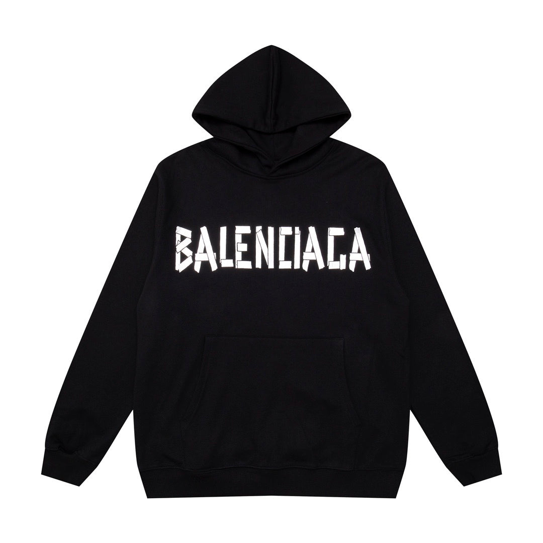 Balenciaga Hoodie "Black-White"