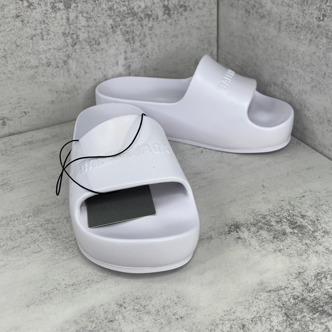 Balenciaga Chunky Slides "White"