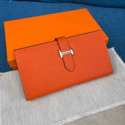 Hermes Bearn Wallet "Orange"