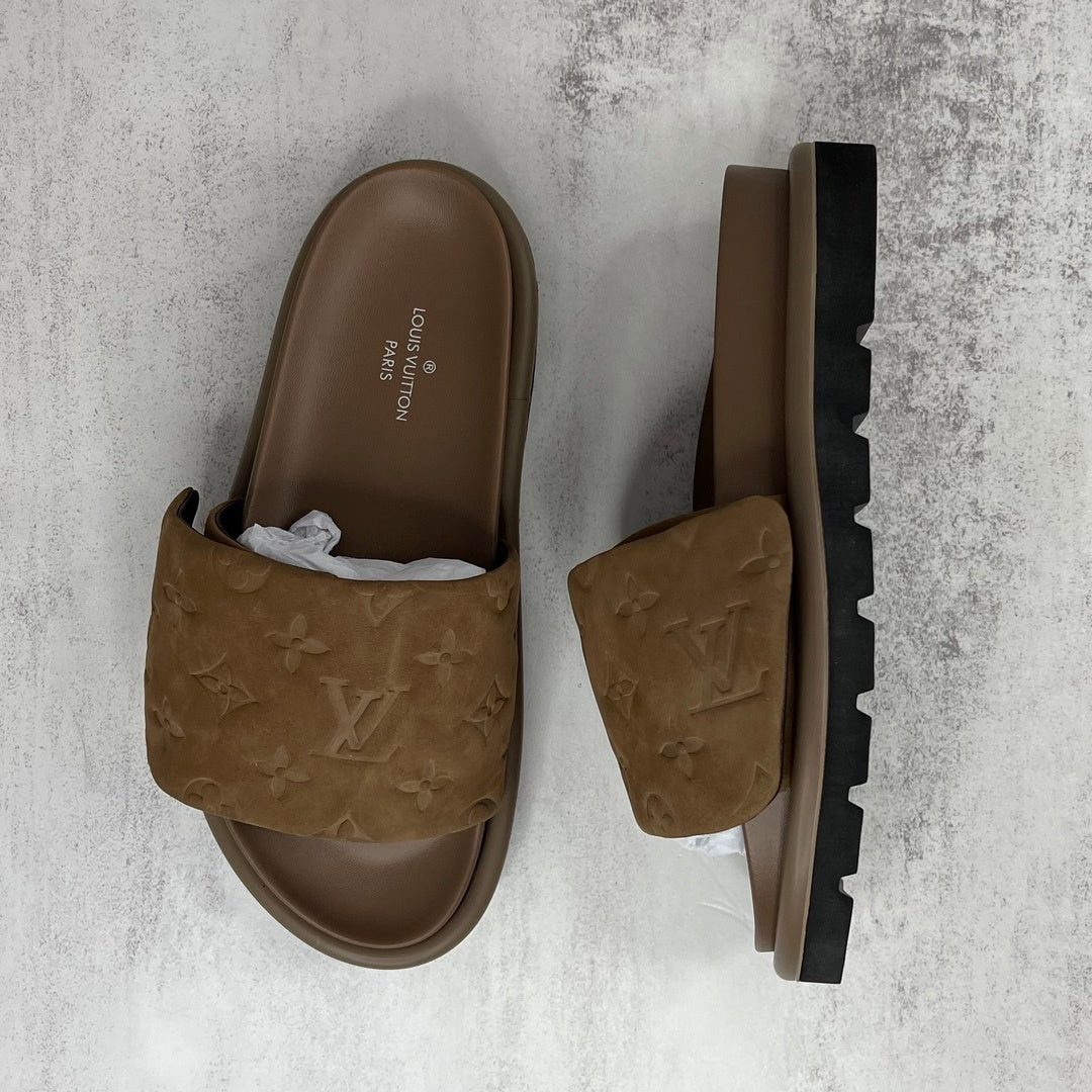 Louis Vuitton Slides "Brown-Black"