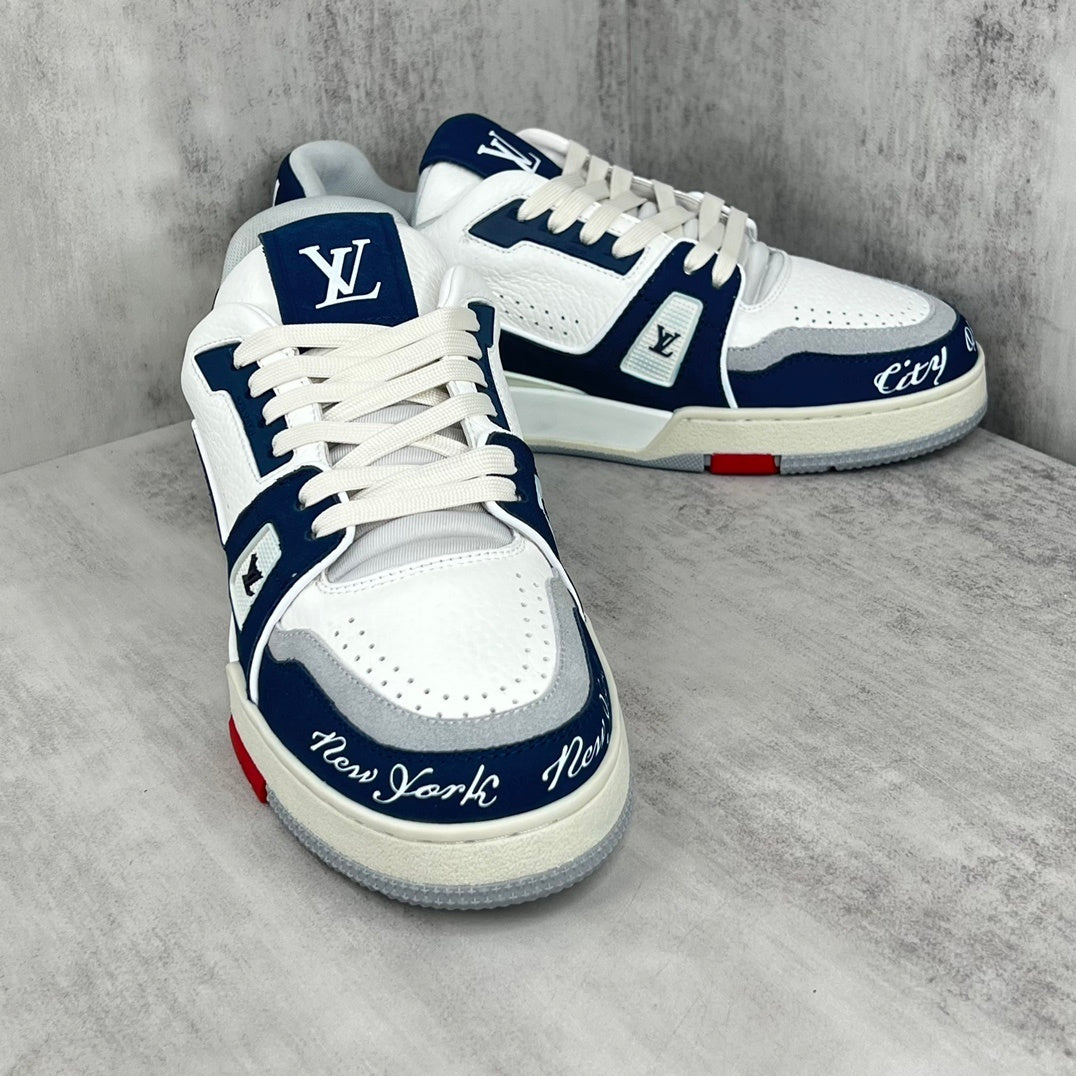 Louis Vuitton Trainers "Navy Blue-White"