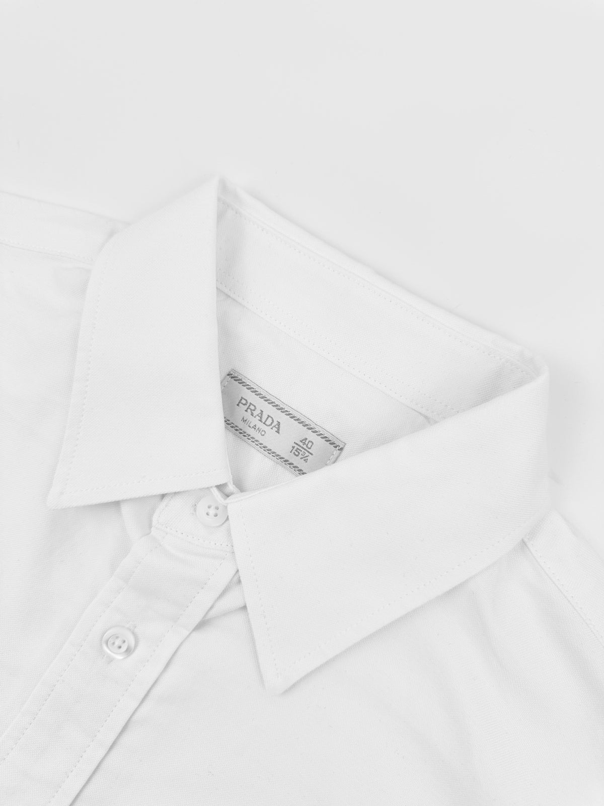 Prada Cotton Poplin Shirt "White"