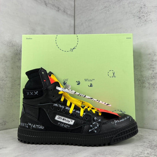 Off-White Off-Court High "Black Graffiti"