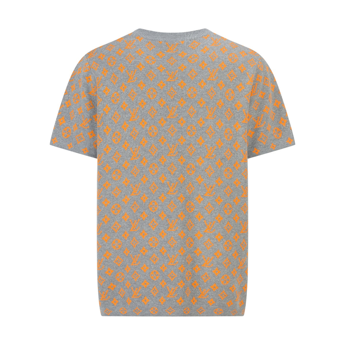 Louis Vuitton Monogram Short-Sleeved Crewneck "Grey-Orange"
